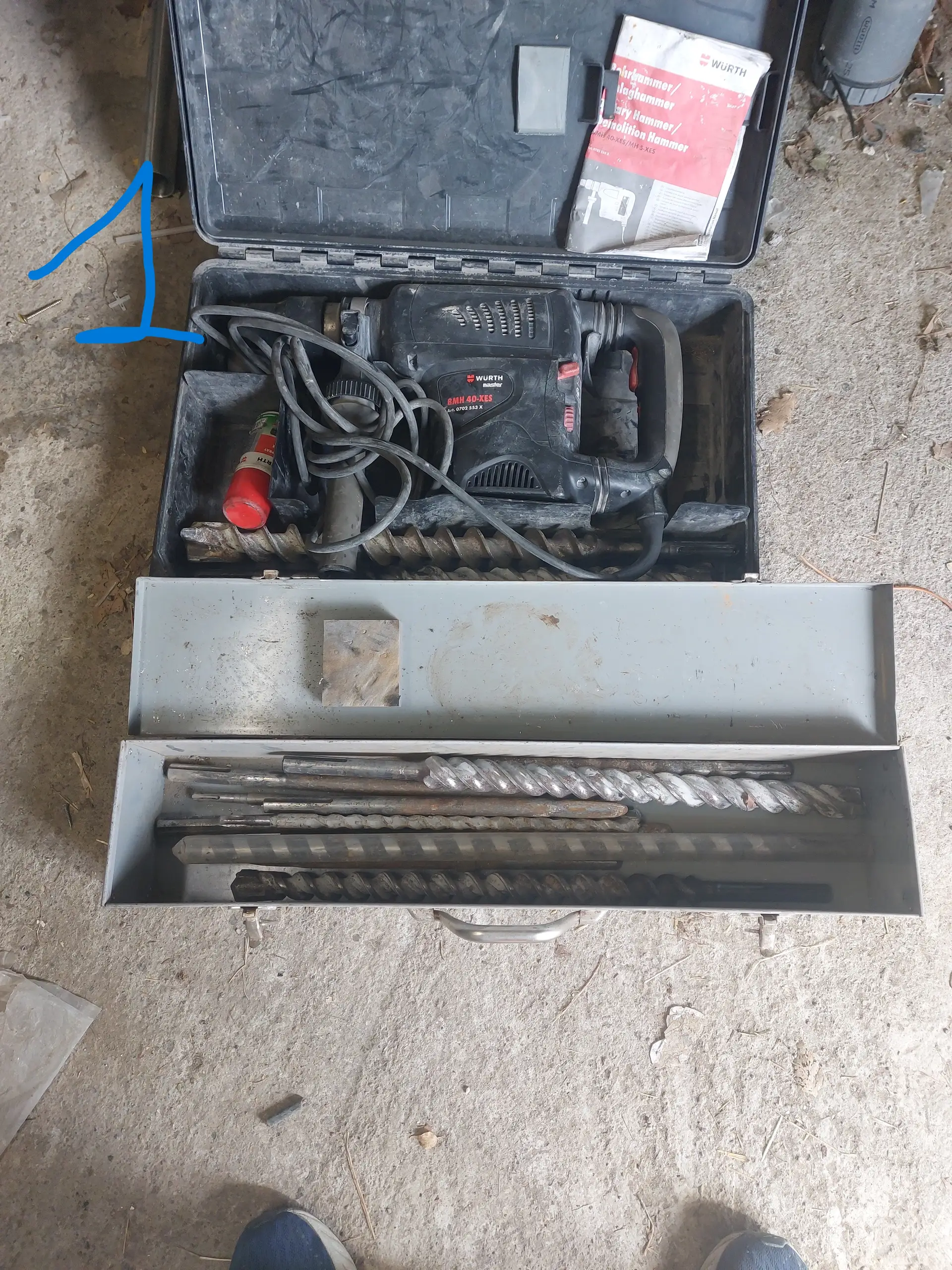 Perforateur SDS Max — travaux de démolition