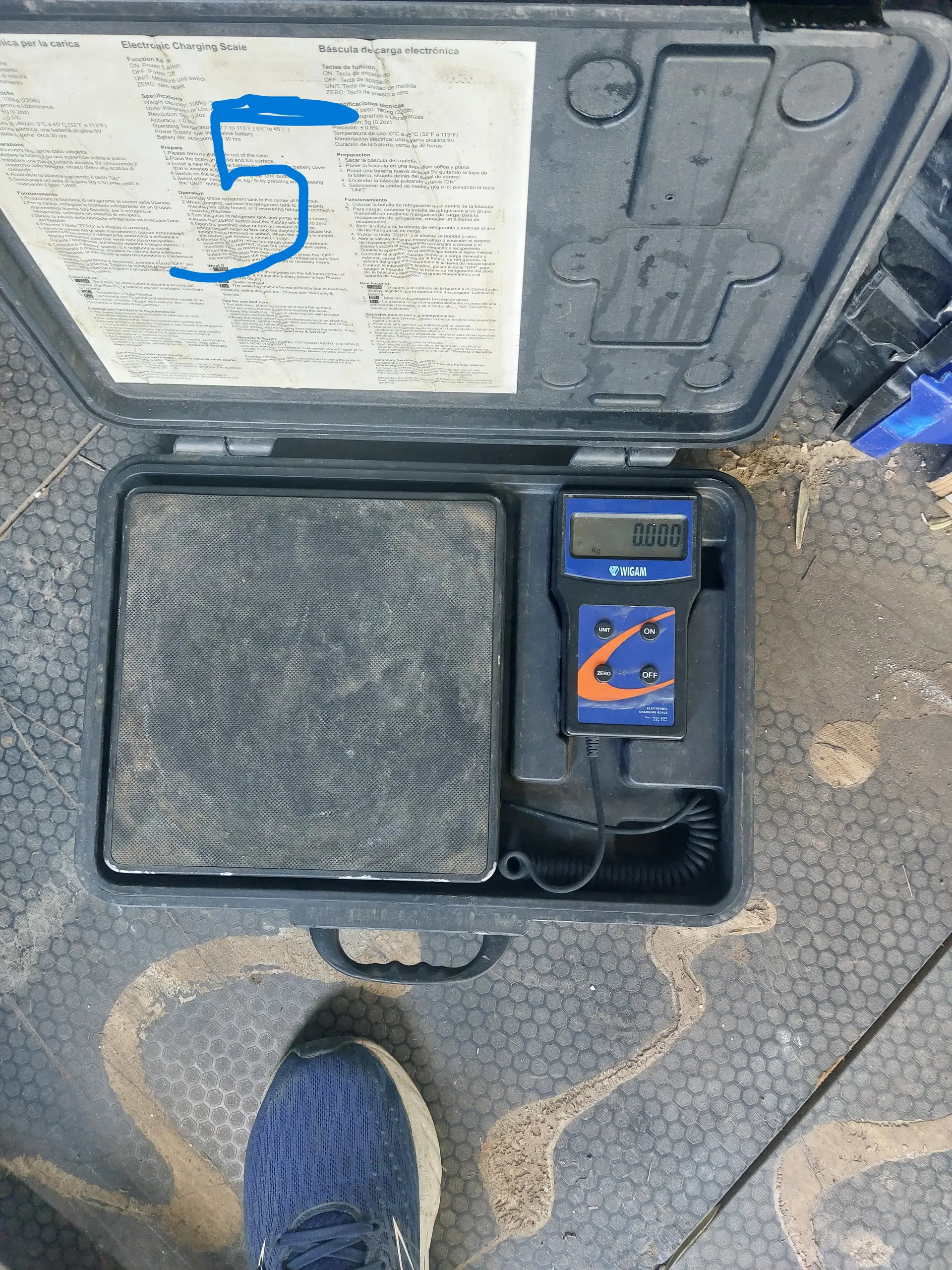Balance électronique de charge WIGAM — CVC CONCEPT instrumentation frigorifique